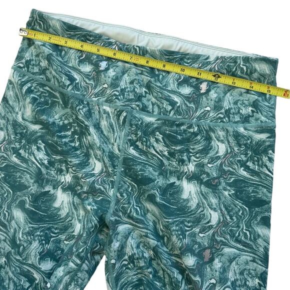 Sweaty Betty Full Length Leggings, Goddess Metallic Foil Green, Size X-LARGE - Picture 6 of 8